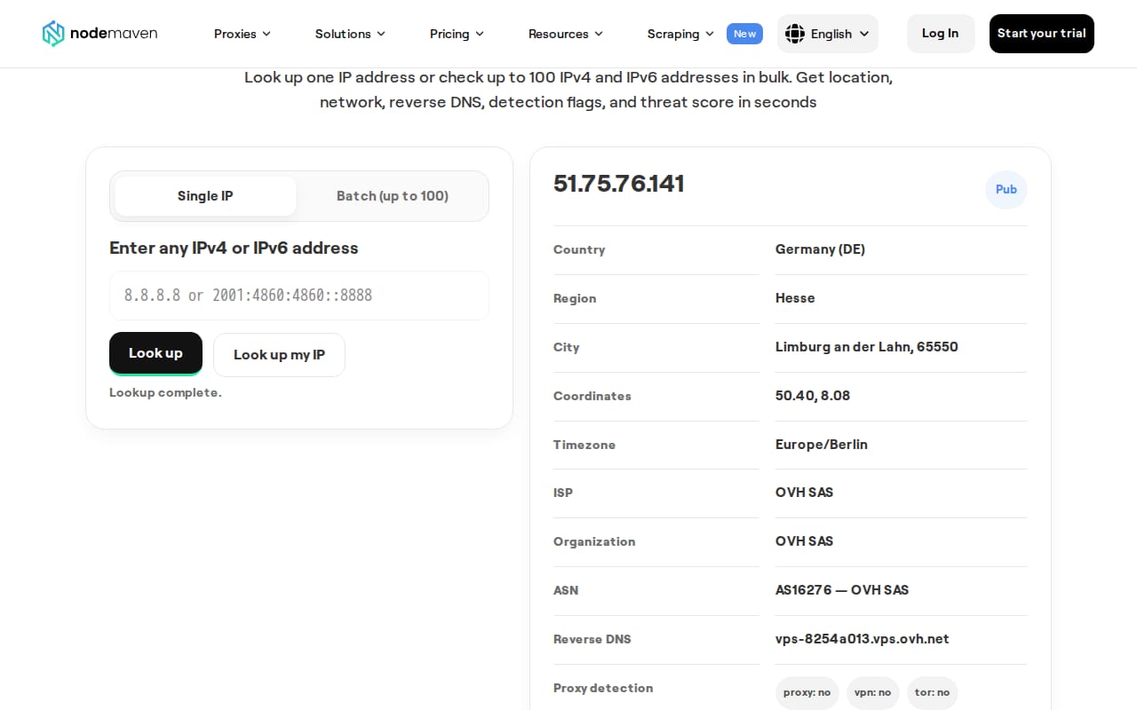 NodeMaven locations page